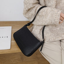 Load image into Gallery viewer, Fashion Crocodile Pattern Baguette bags MINI PU Leather Shoulder Bags For Women 2020 Chain Design Luxury Hand Bag Female Travel