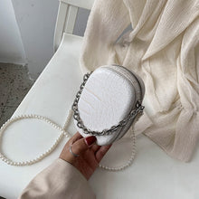 Load image into Gallery viewer, Mini Box Design Crocodile Pattern PU Leather Crossbody Bags For Women 2020 Summer Shoulder Handbags With Pearl Shoulder Belt