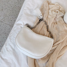 Load image into Gallery viewer, Solid Color Simple Small Armpit Bag PU Leather Shoulder Bags for Women 2020 Summer Travel Crossbody Handbags Cross Body Bag