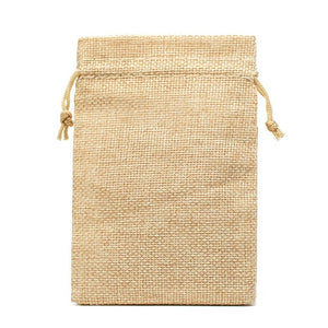 1pc  Linen Jute Drawstring Gift Bags Sacks Wedding Birthday Party Favors Drawstring Gift Bags Baby Shower Supplies