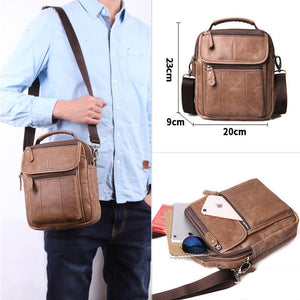 Cobbler Legend Brand Men's Genuine Leather Business Bag 2019 Men Shoulder Bags High Quality Male Handbags for Men Satchels Bag