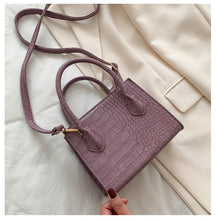 Load image into Gallery viewer, Small Crocodile Pattern Solid Color PU Leather Crossbody Bags For Women 2020 Summer Lady Shoulder Handbags Female Simple Totes
